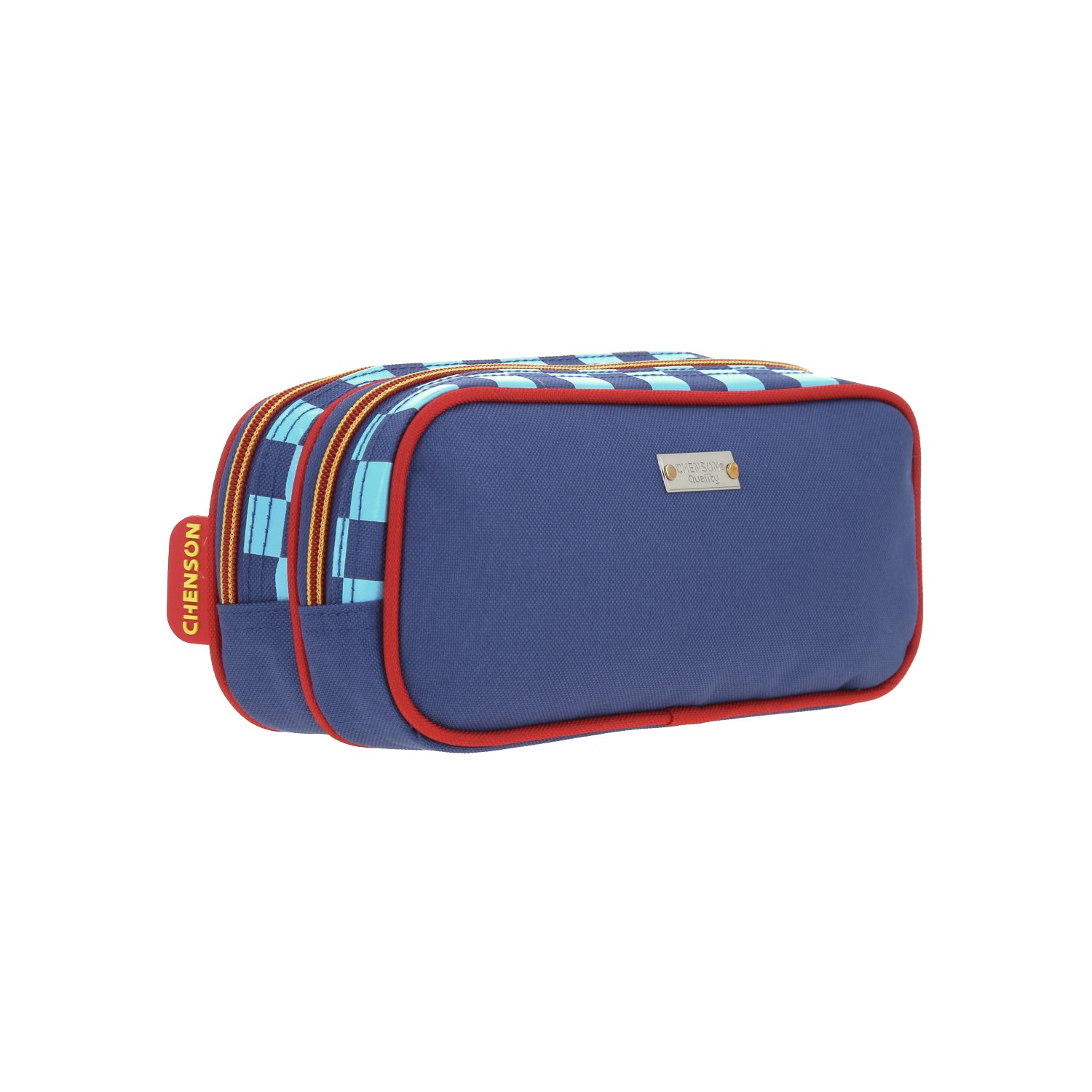 Lapicera escolar Mario Bros by Chenson azul con doble compartimento 3