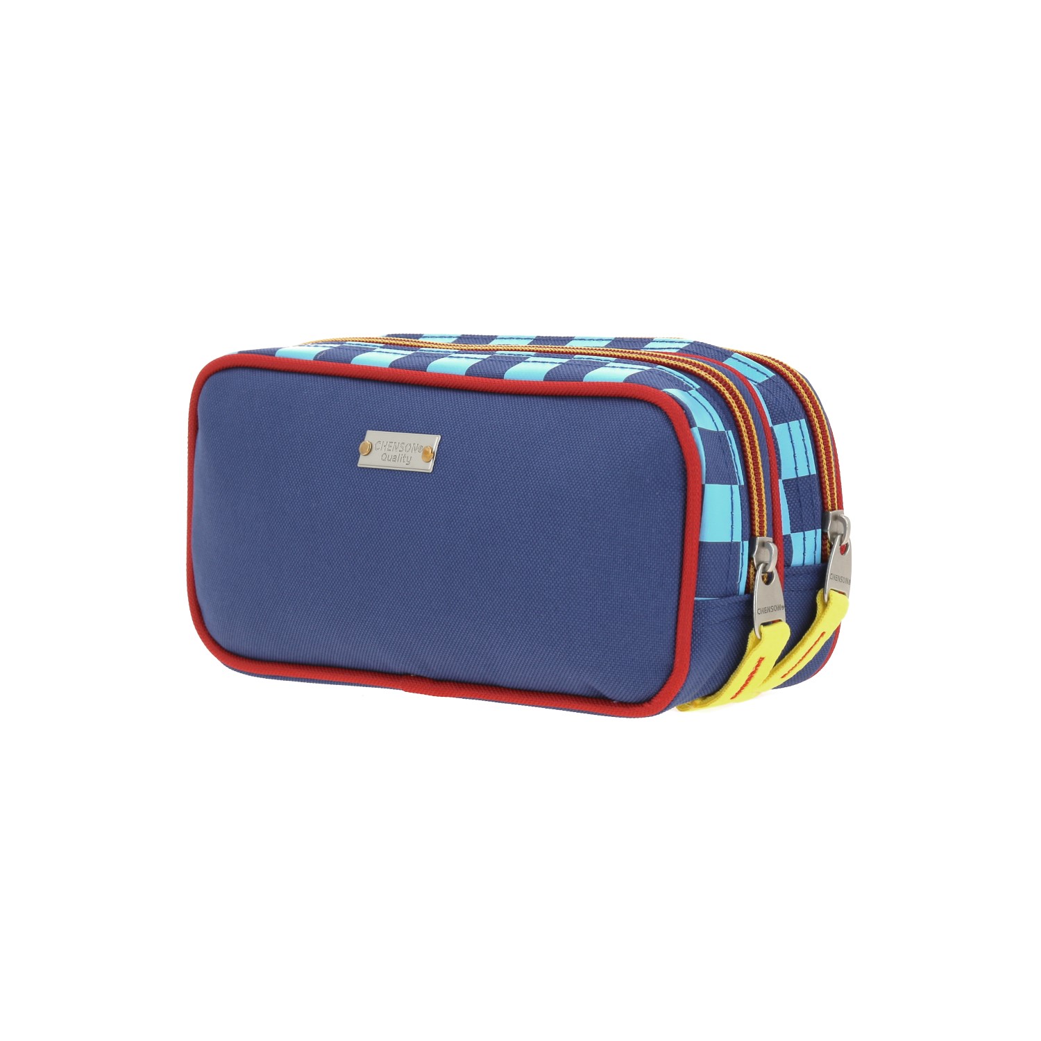 Lapicera escolar Mario Bros by Chenson azul con doble compartimento 5