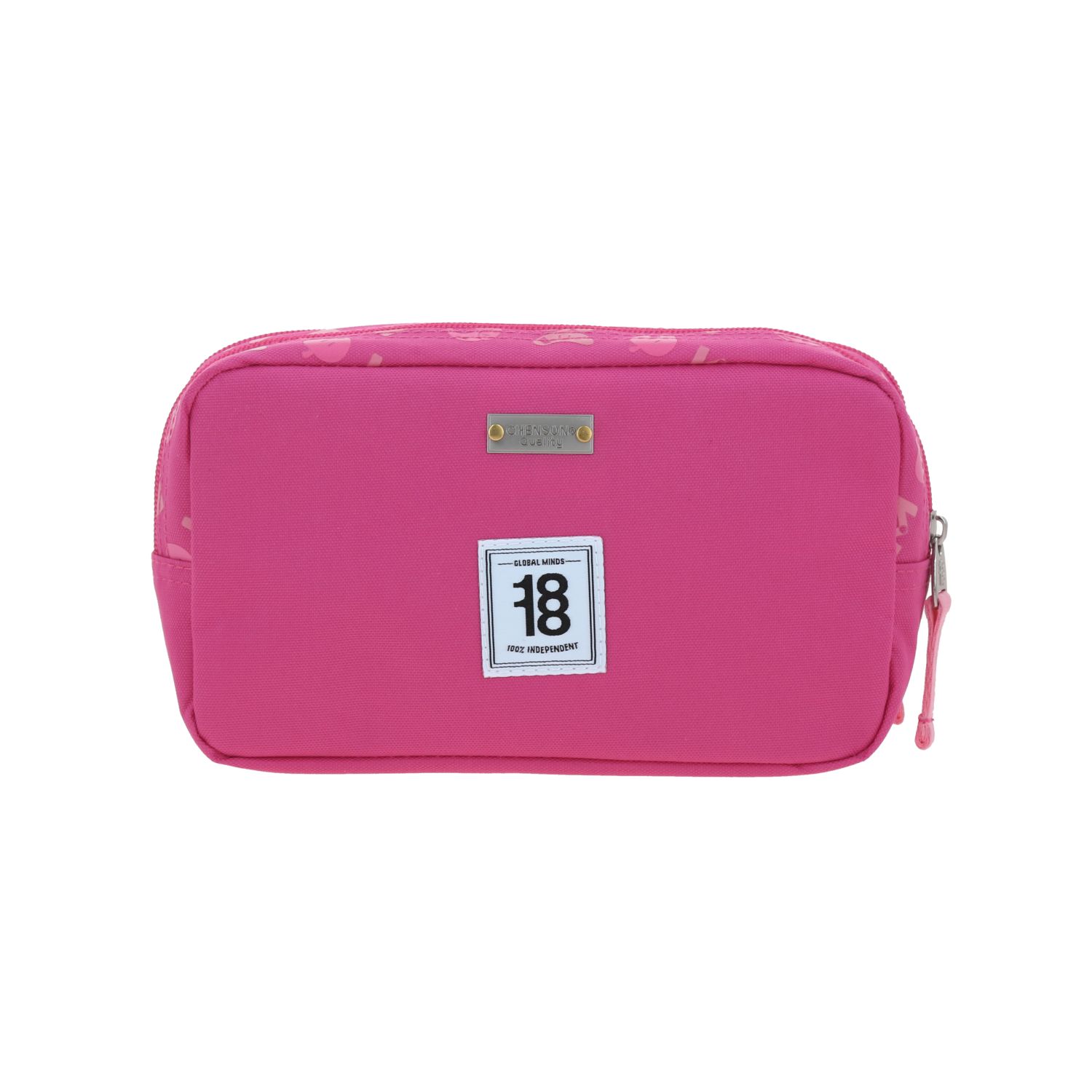 Lapicera escolar Mario Bros by Chenson rosa con doble compartimento 4