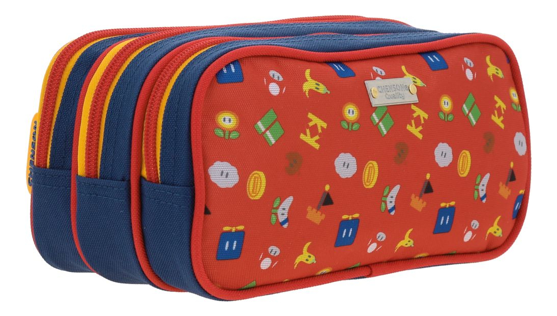 Lapicera Escolar Mario Bros Onder Mb70510-9 Color Azul 2