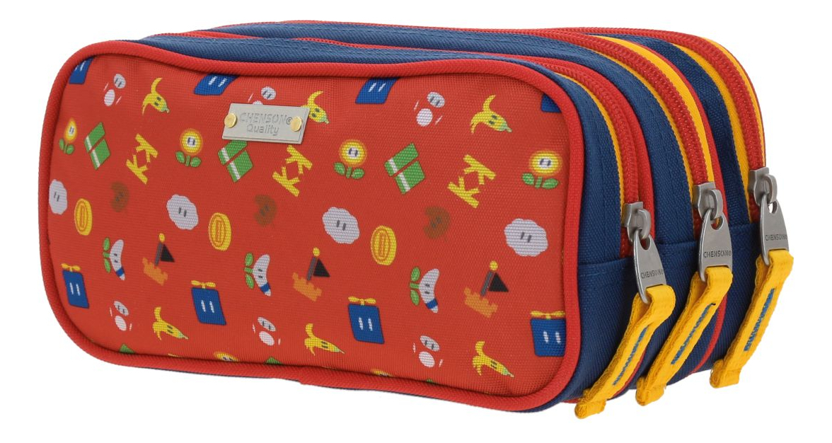 Lapicera Escolar Mario Bros Onder Mb70510-9 Color Azul 4