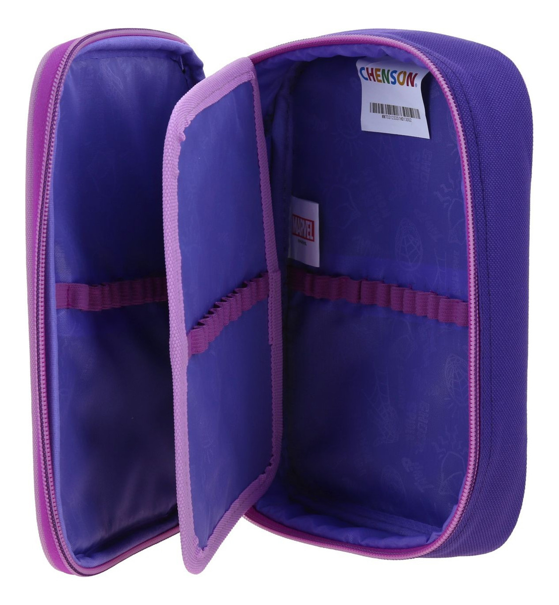 Lapicera Escolar Miles Morales Estacy Mm70312-3 Color Negro - vista 2