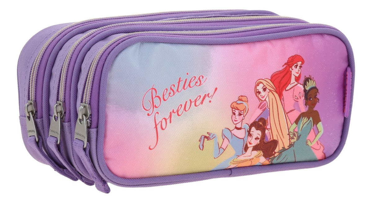 Lapicera Escolar Princesas Princs Pr70556-v Color Lila 2