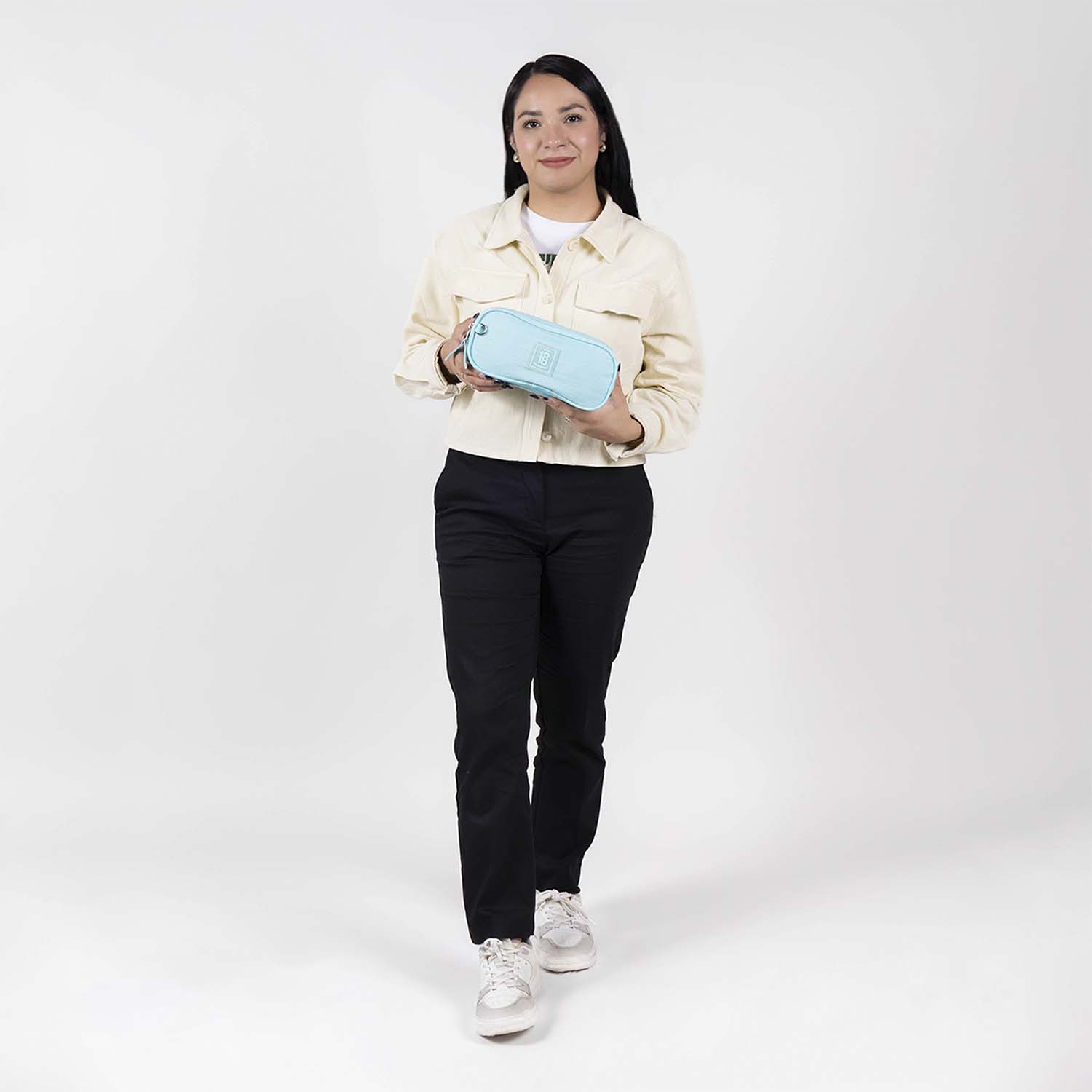 Lapicera escolar turquesa 1818 by Chenson con doble compartimento - vista 2