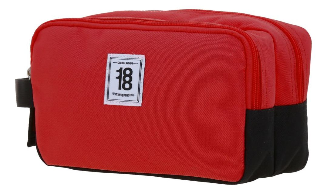 Lapicera Estuche Chenson 1818 Wynn Juvenil Color Rojo Doble Lisa 2