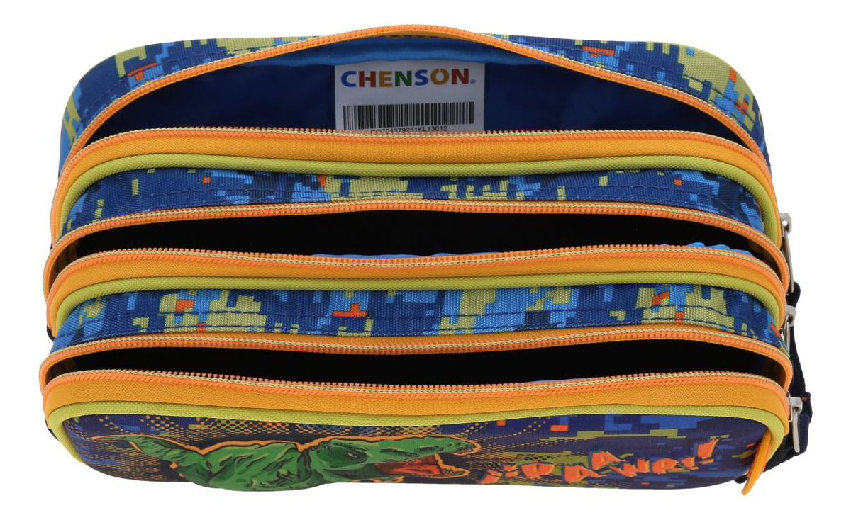 Lapicera Estuche Escolar Chenson Dinosaurio T-rex Korav 4