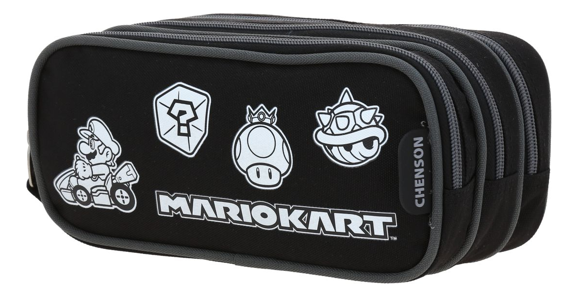 Lapicera Estuche Escolar Chenson Mario Bros Racer 2