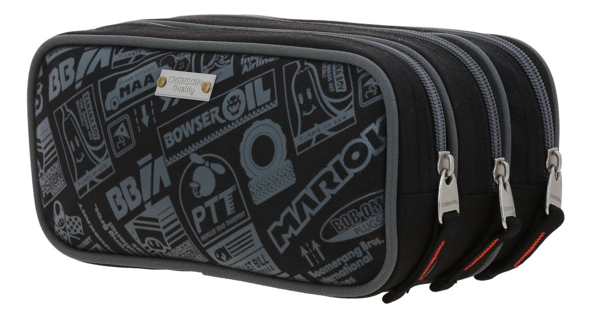 Lapicera Estuche Escolar Chenson Mario Bros Racer 3
