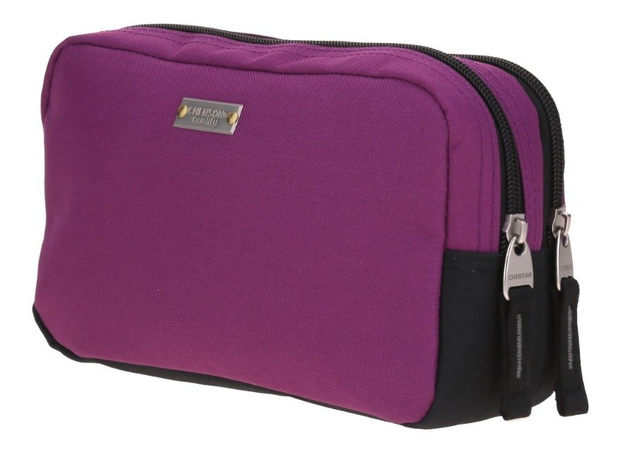 Lapicera Estuche Escolar Chenson Pro Colors Raze Juvenil Color Vino 2