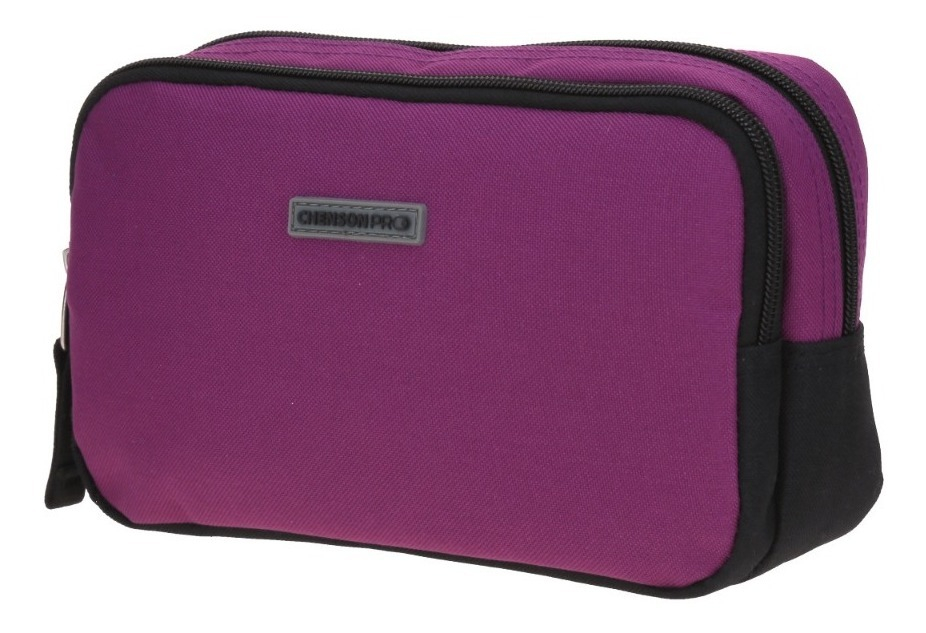 Lapicera Estuche Escolar Chenson Pro Colors Raze Juvenil Color Vino 3