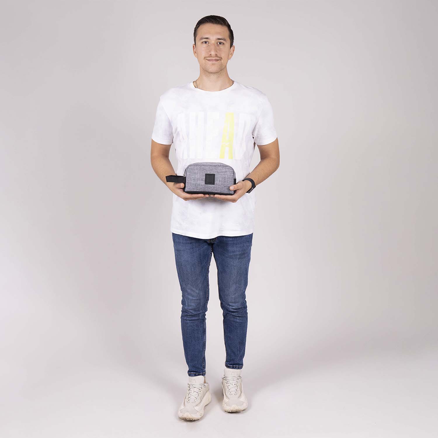 Lapicera estuche escolar gris 1818 by Chenson, ideal para jóvenes - vista 2