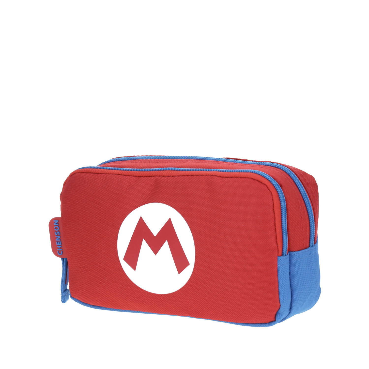 Lapicera Mario Bros by Chenson Azul Doble Compartimento Ideal para Niño 2