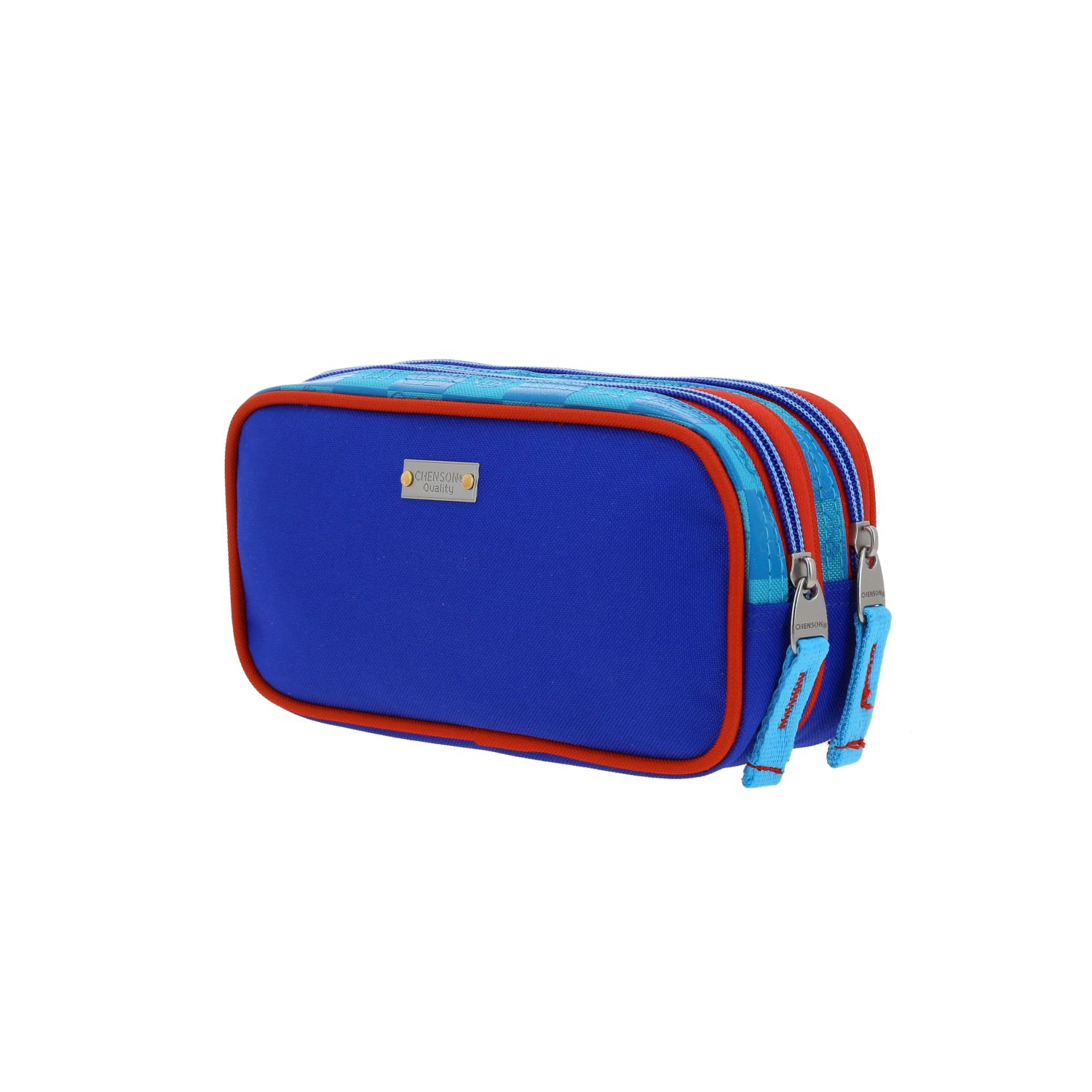 Lapicera Mario Bros by Chenson Azul Doble Compartimento para Niños 5