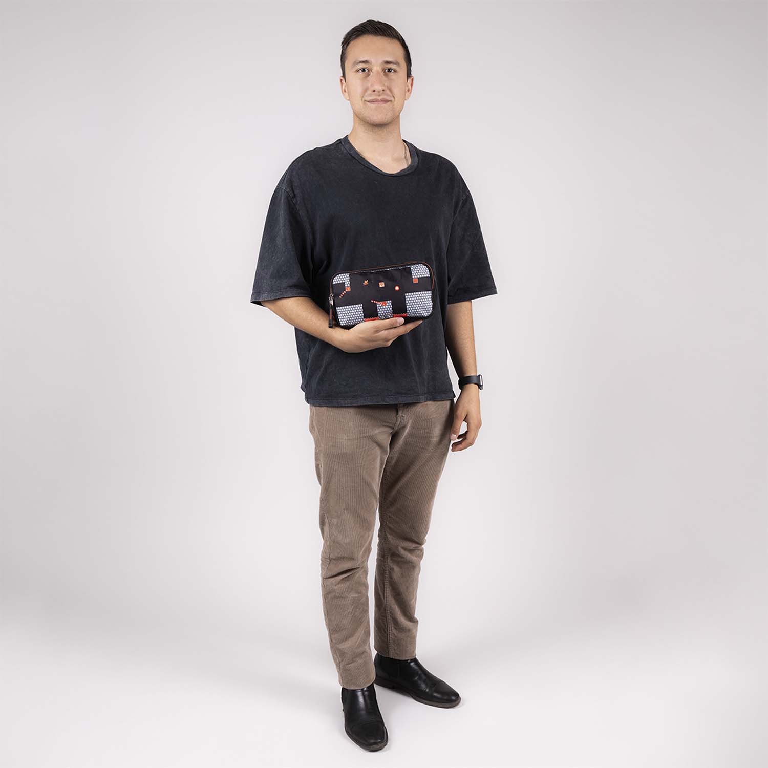 Lapicera Mario Bros by Chenson negra para secundaria – Estuche escolar práctico - vista 2