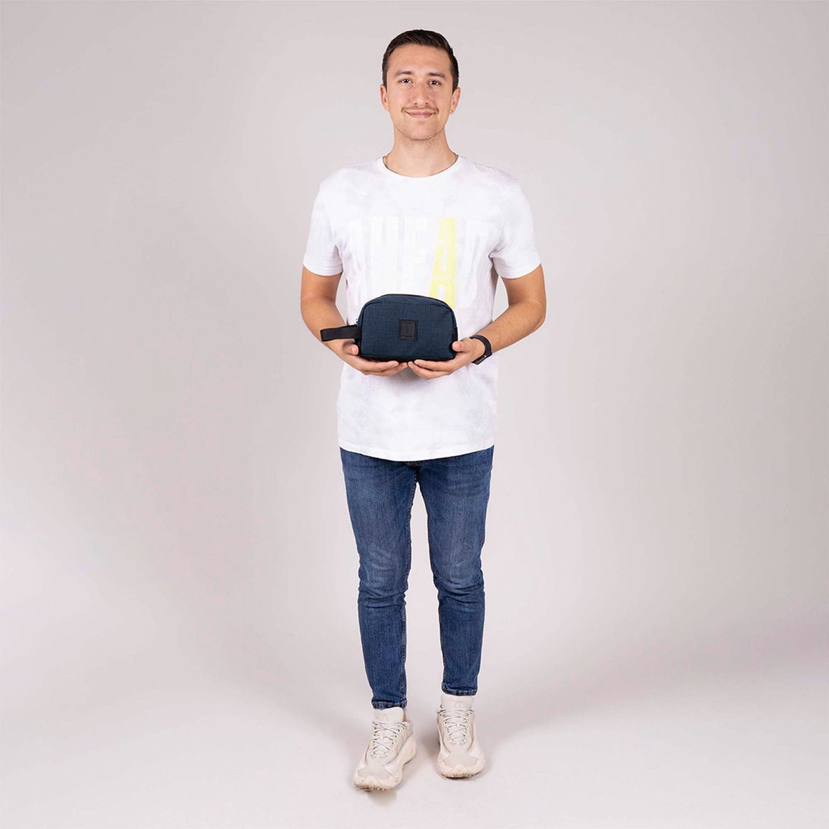 Lapicera Neceser 1818 Chenson Hop Juvenil Color Azul Oscuro Liso - vista 2