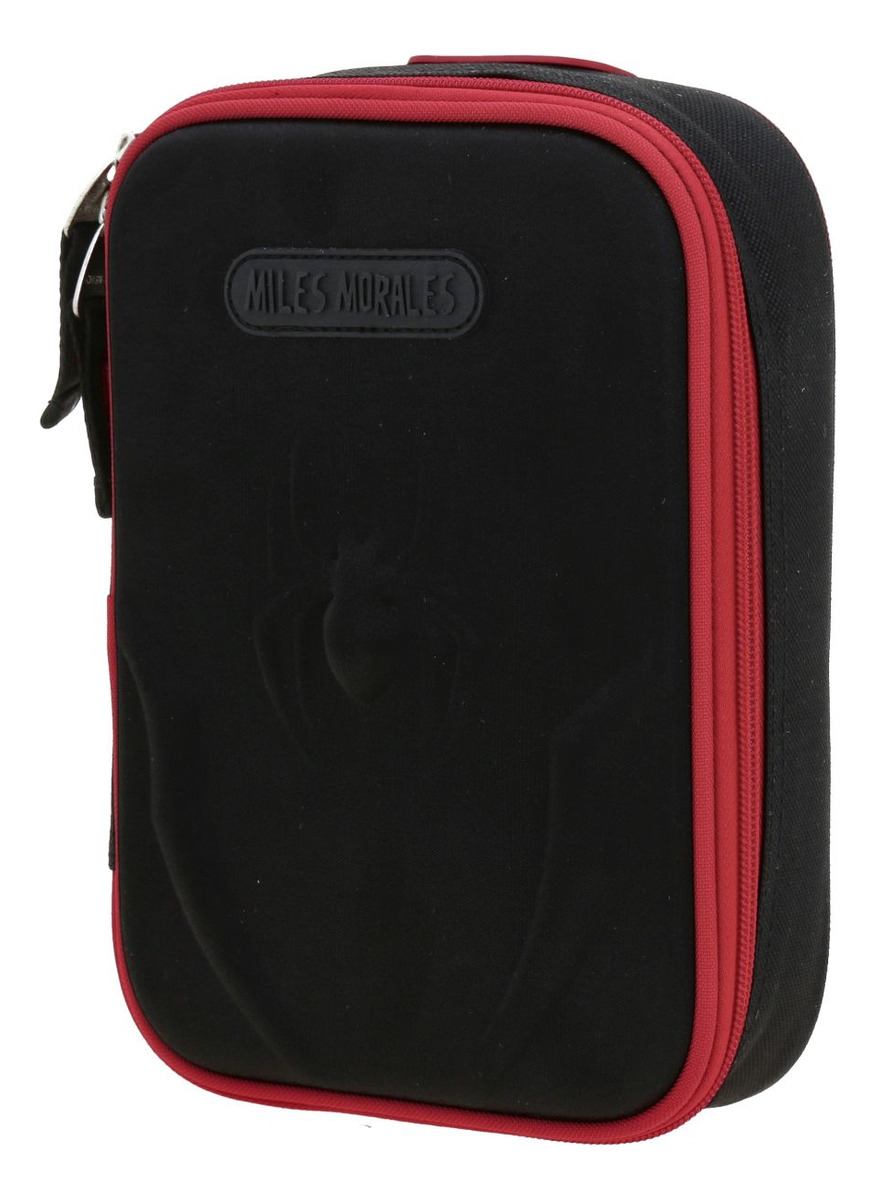 Lapicera Negra Con Araña 3d Miles Morales Chenson Caps 3