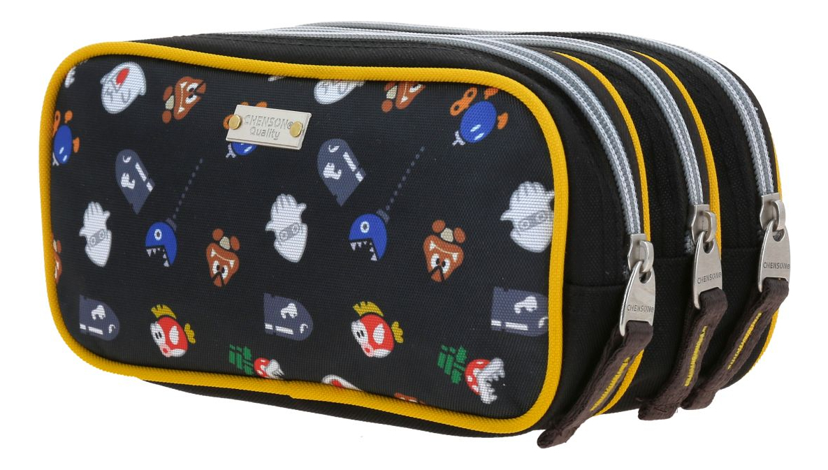 Lapicera Triple Escolar Chenson Mario Bros Bowser Woat 3