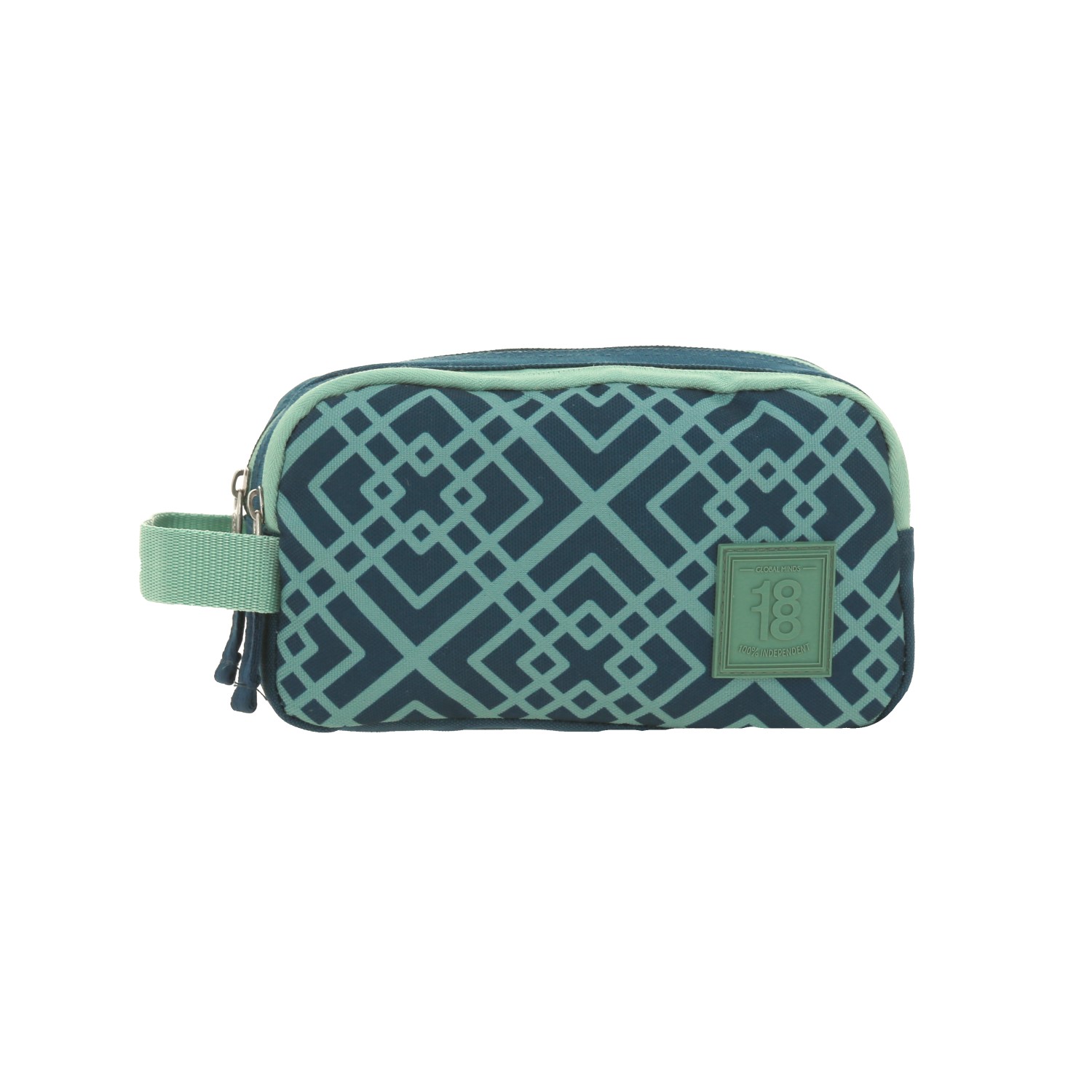 Lapicera verde juvenil 1818 by Chenson – Estuche escolar con doble compartimento