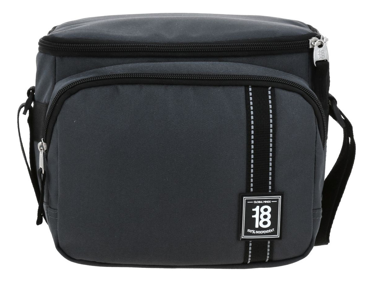 Lonchera Chenson 1870248-3 Color Negro Modelo Comiut Escolar