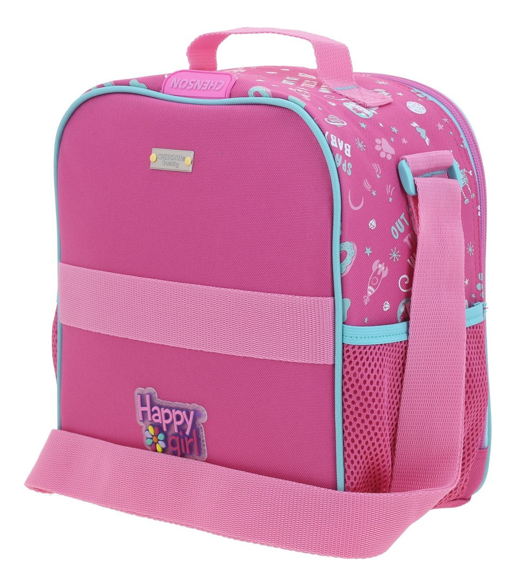 Lonchera Escolar Chenson Happy Girl Ajua Hg70158-p Rosa 5