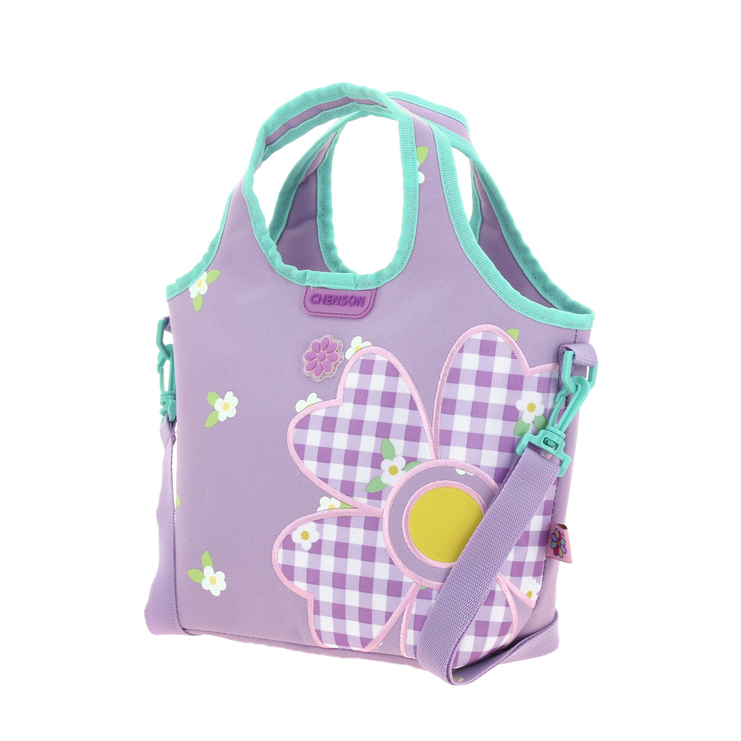 Lonchera escolar Happy Girl by Chenson Violeta con forro térmico 2