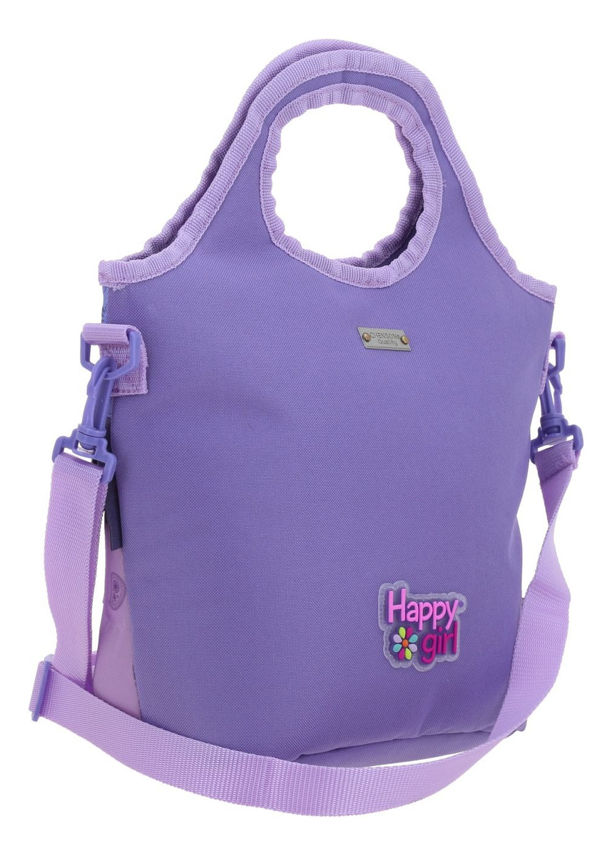 Lonchera Escolar Happy Girl Cowli Hg70253-u Color Violeta 2