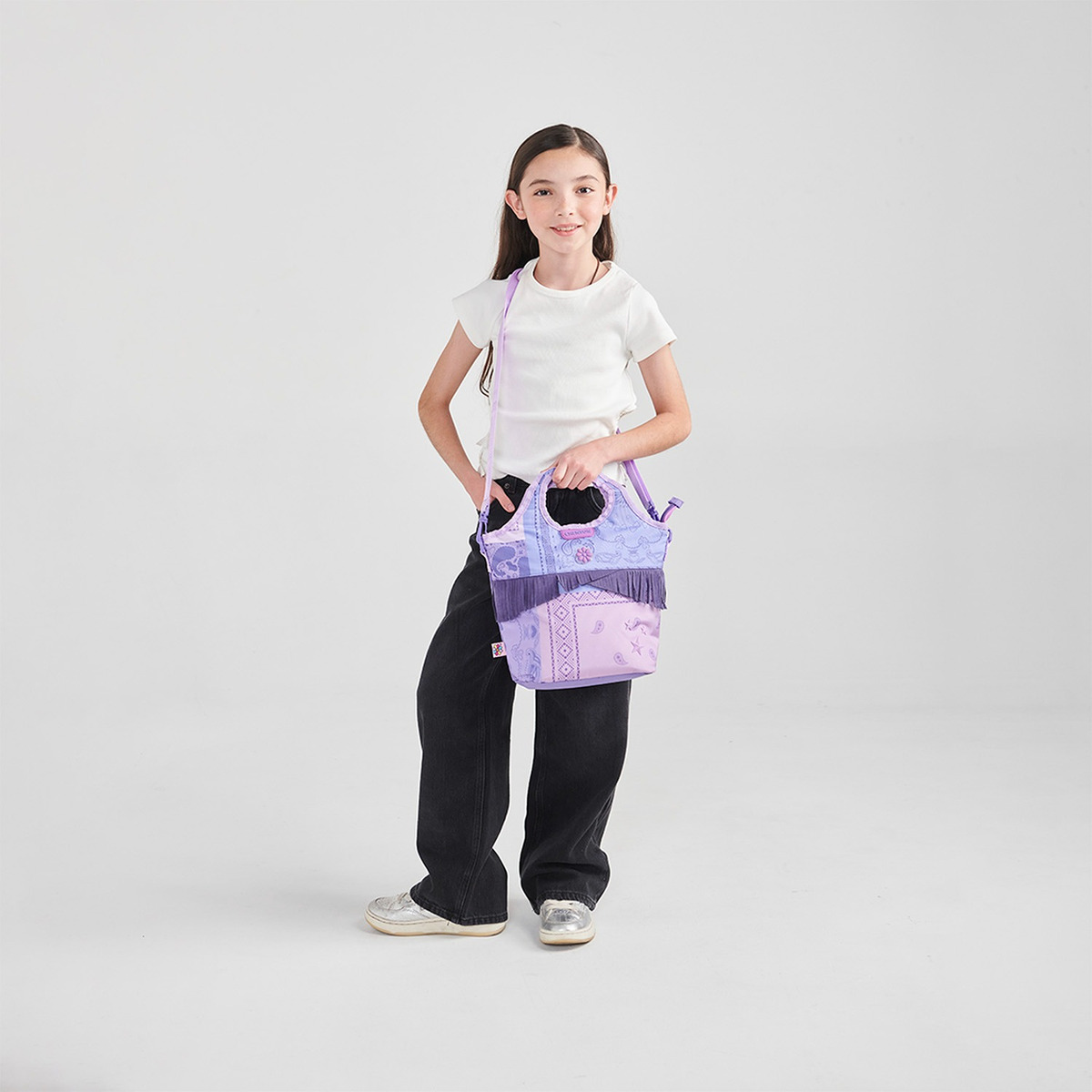 Lonchera Escolar Happy Girl Cowli Hg70253-u Color Violeta - vista 2