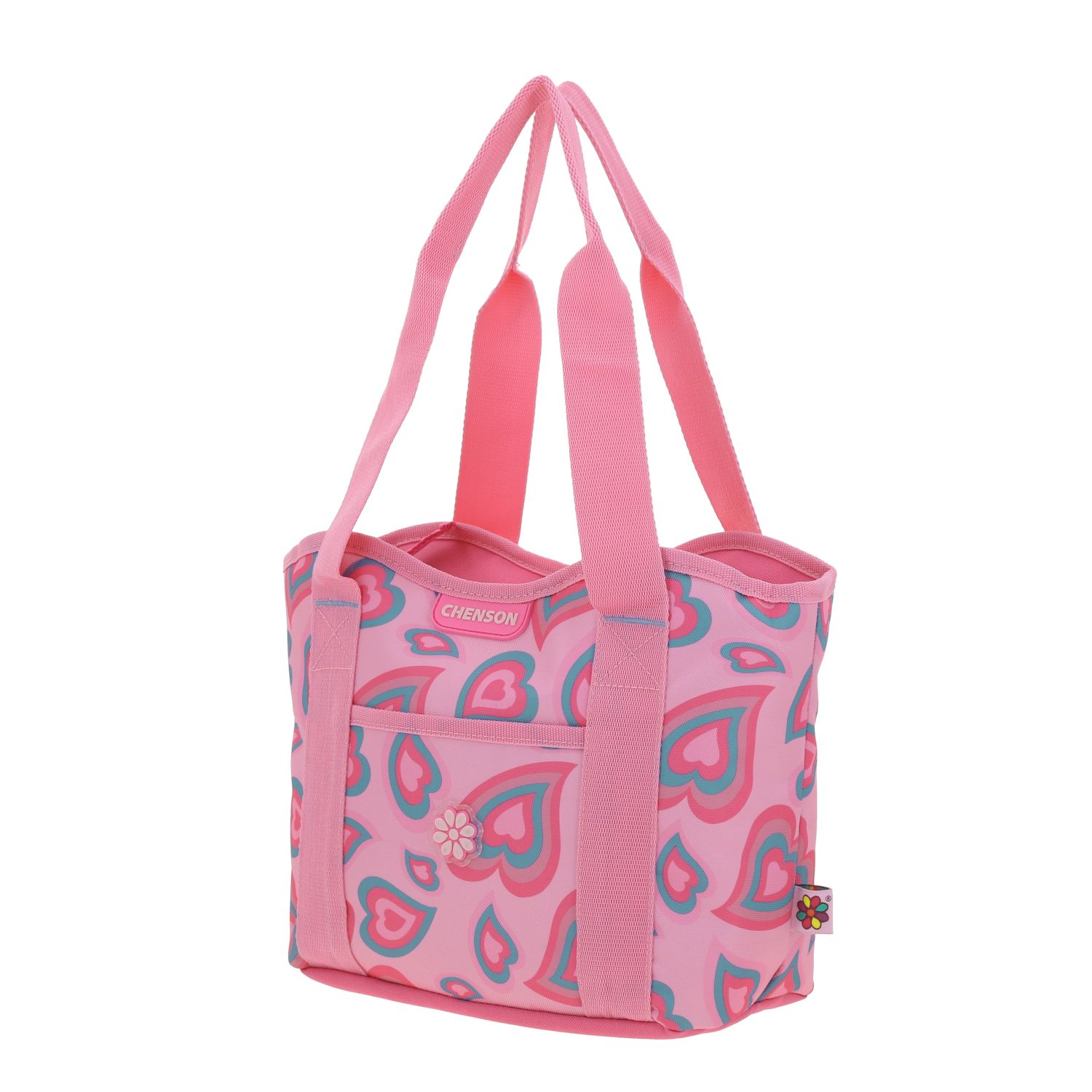 Lonchera escolar Happy Girl rosa térmica para niña – Ideal para primaria 2