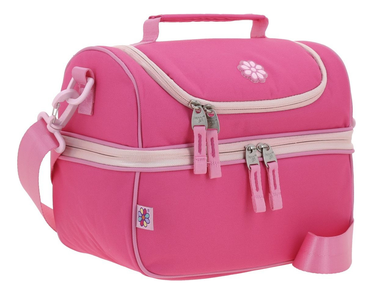 Lonchera Escolar Happy Girl Strong Hg70738-p Rosa Ninas 5
