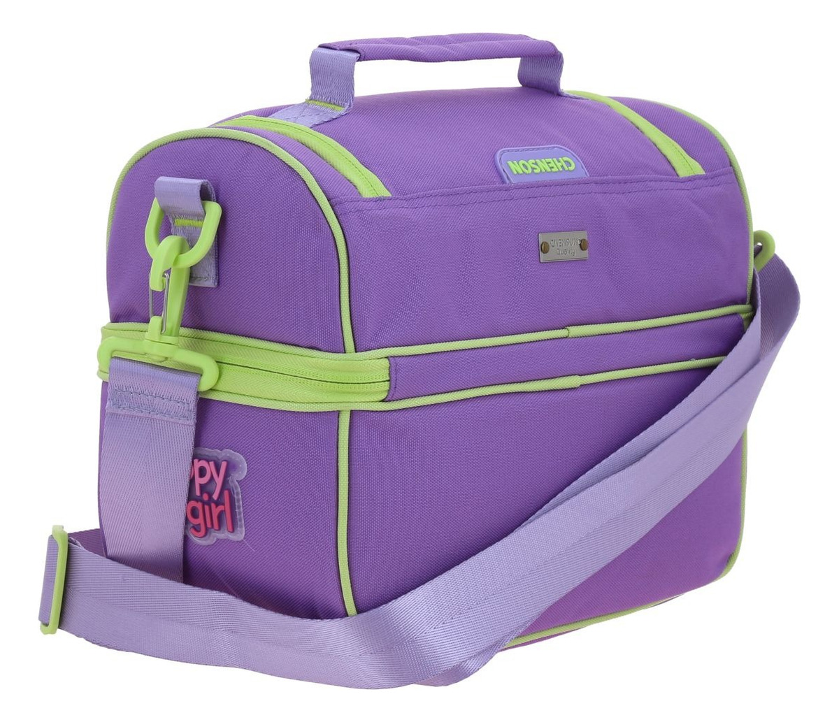 Lonchera Escolar Happy Girl Strong Hg70738-v Violeta Ninas 2