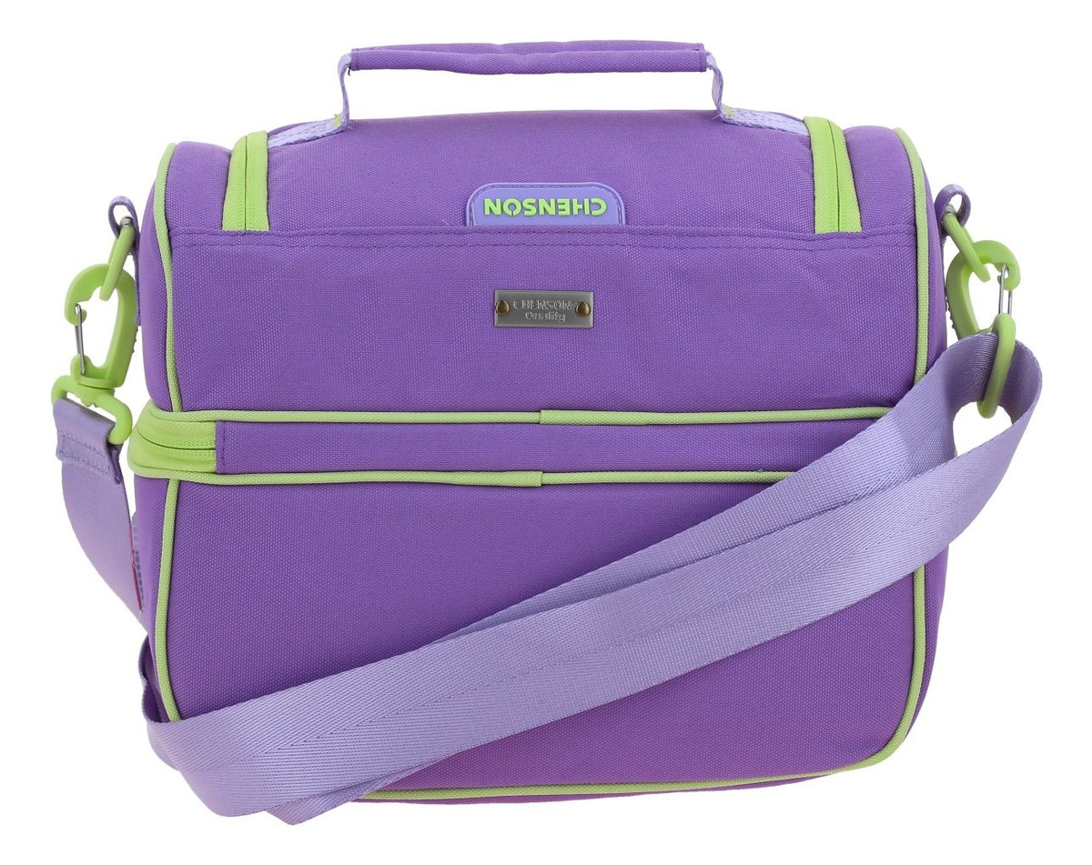 Lonchera Escolar Happy Girl Strong Hg70738-v Violeta Ninas 3