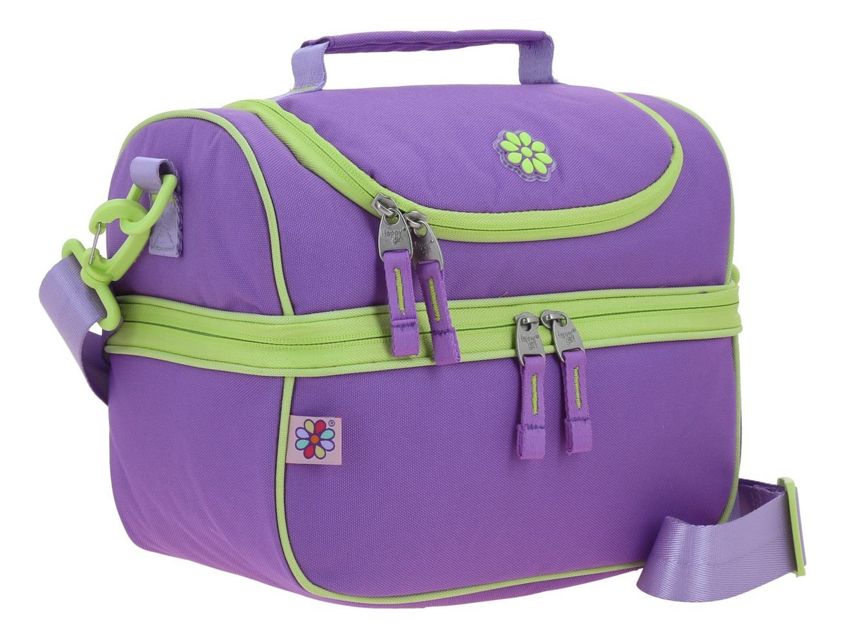 Lonchera Escolar Happy Girl Strong Hg70738-v Violeta Ninas 5