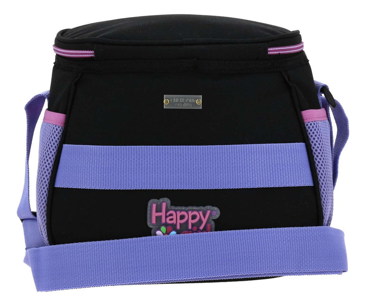 Lonchera Escolar Happy Girl Tarlait Hg70653-3 Color Negro 3
