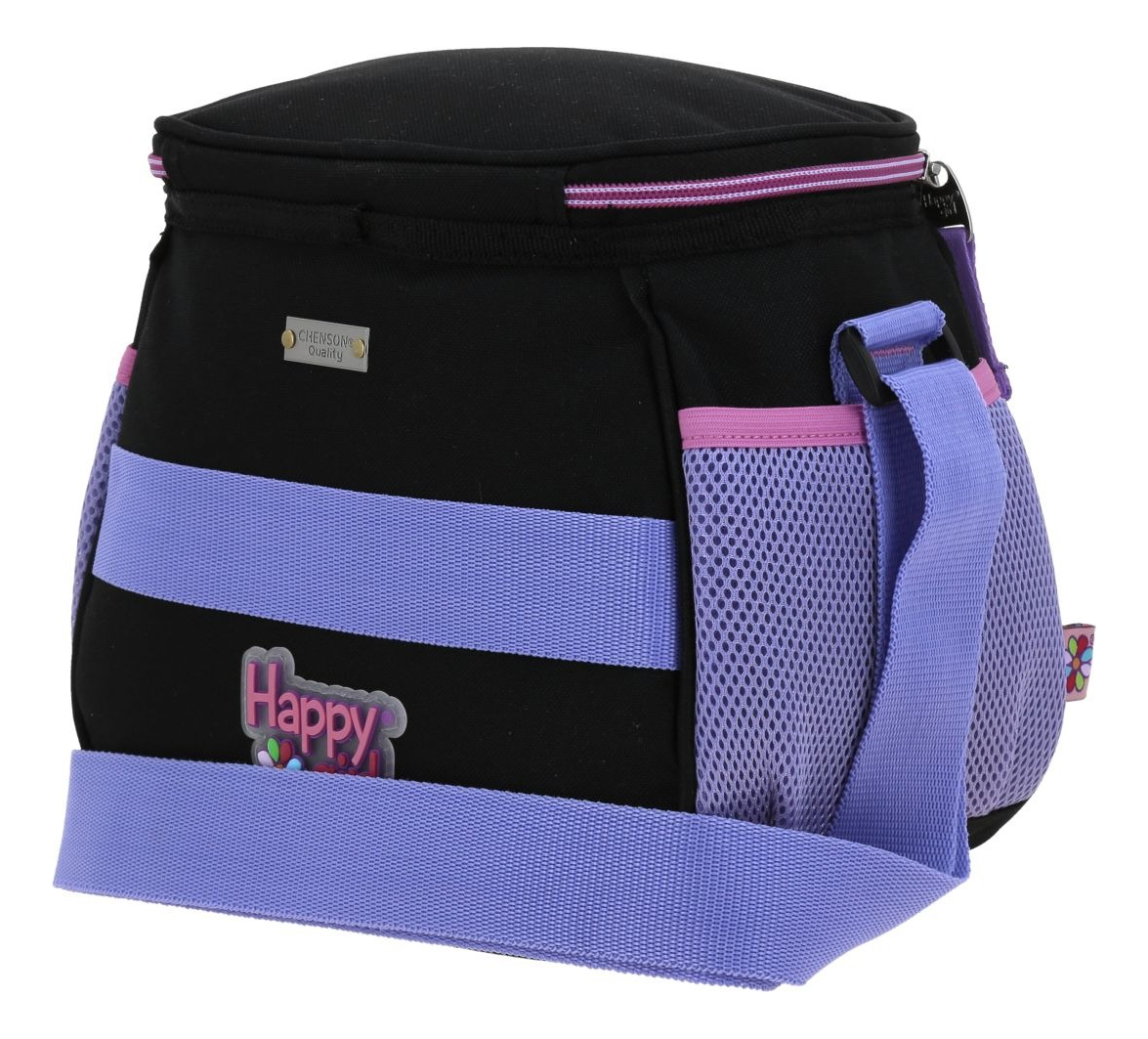 Lonchera Escolar Happy Girl Tarlait Hg70653-3 Color Negro 4