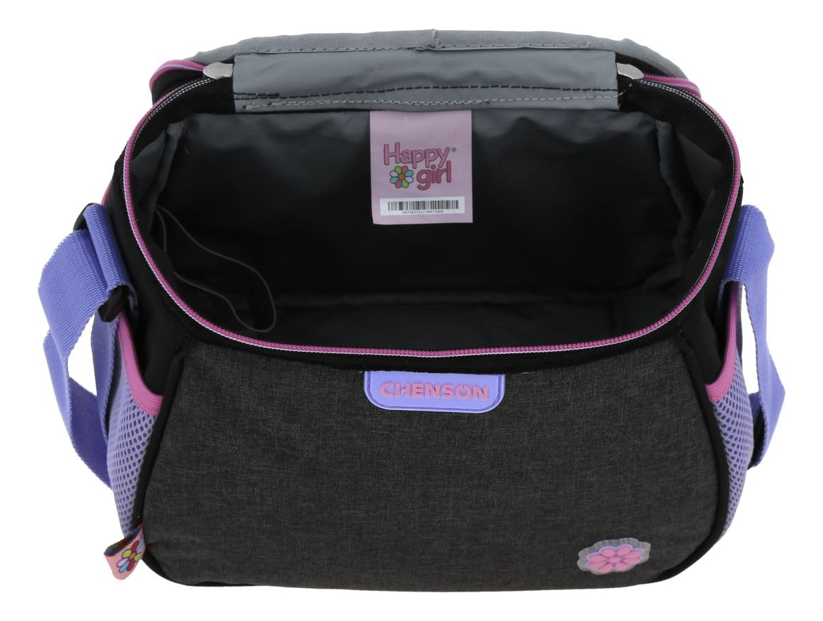 Lonchera Escolar Happy Girl Tarlait Hg70653-3 Color Negro 5
