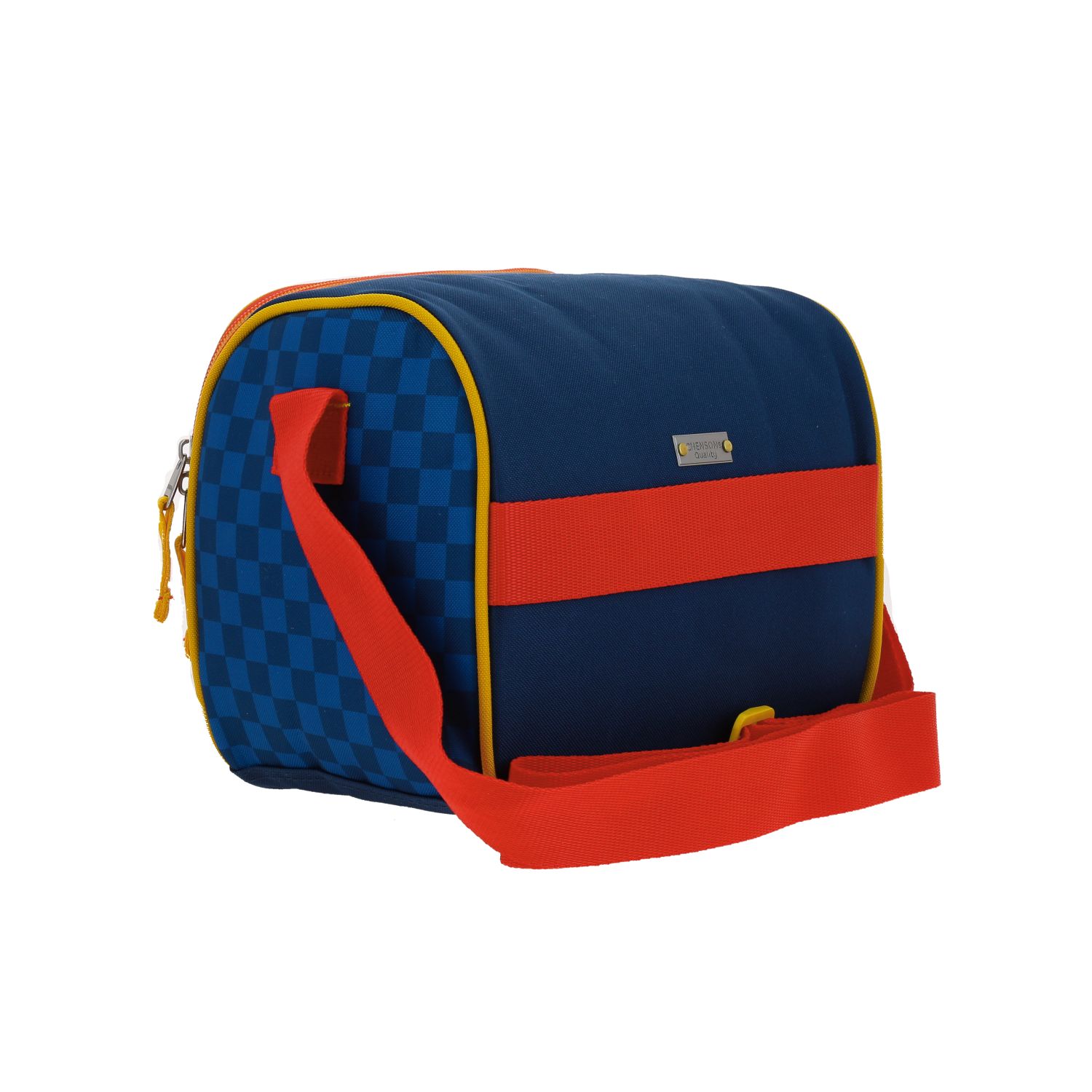 Lonchera escolar Mario Bros by Chenson azul con forro térmico y asa ajustable 3