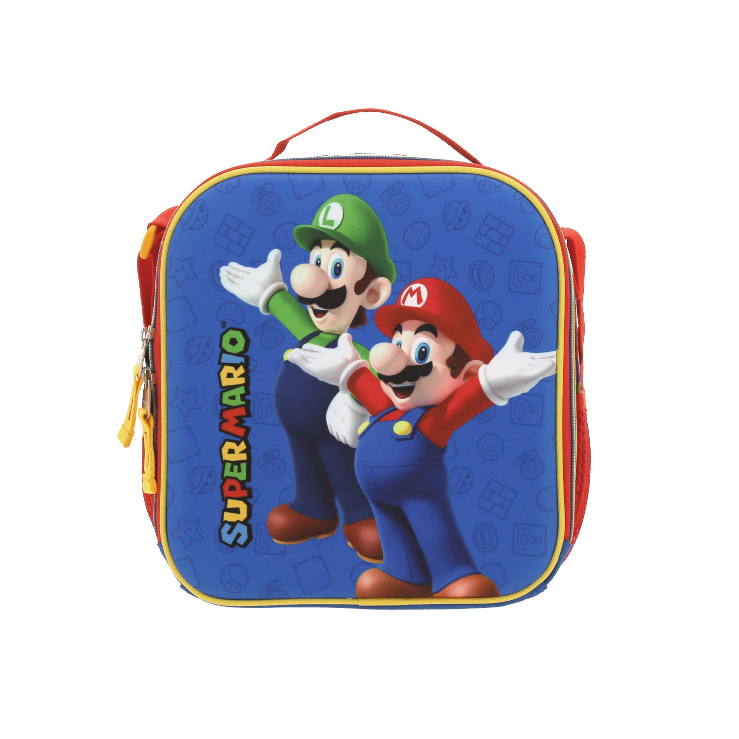 Lonchera escolar Mario Bros by Chenson azul térmica para niño – Ideal para primaria