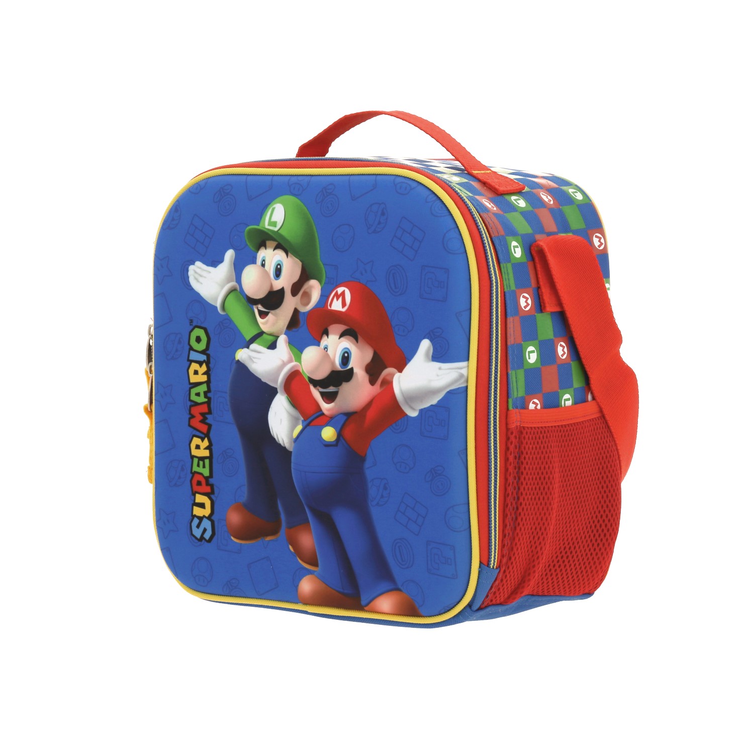 Lonchera escolar Mario Bros by Chenson azul térmica para niño – Ideal para primaria 2