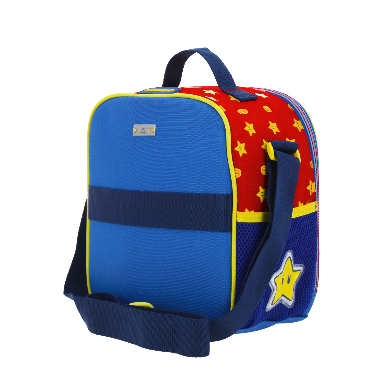 Lonchera escolar Mario Bros by Chenson color azul con forro térmico 5