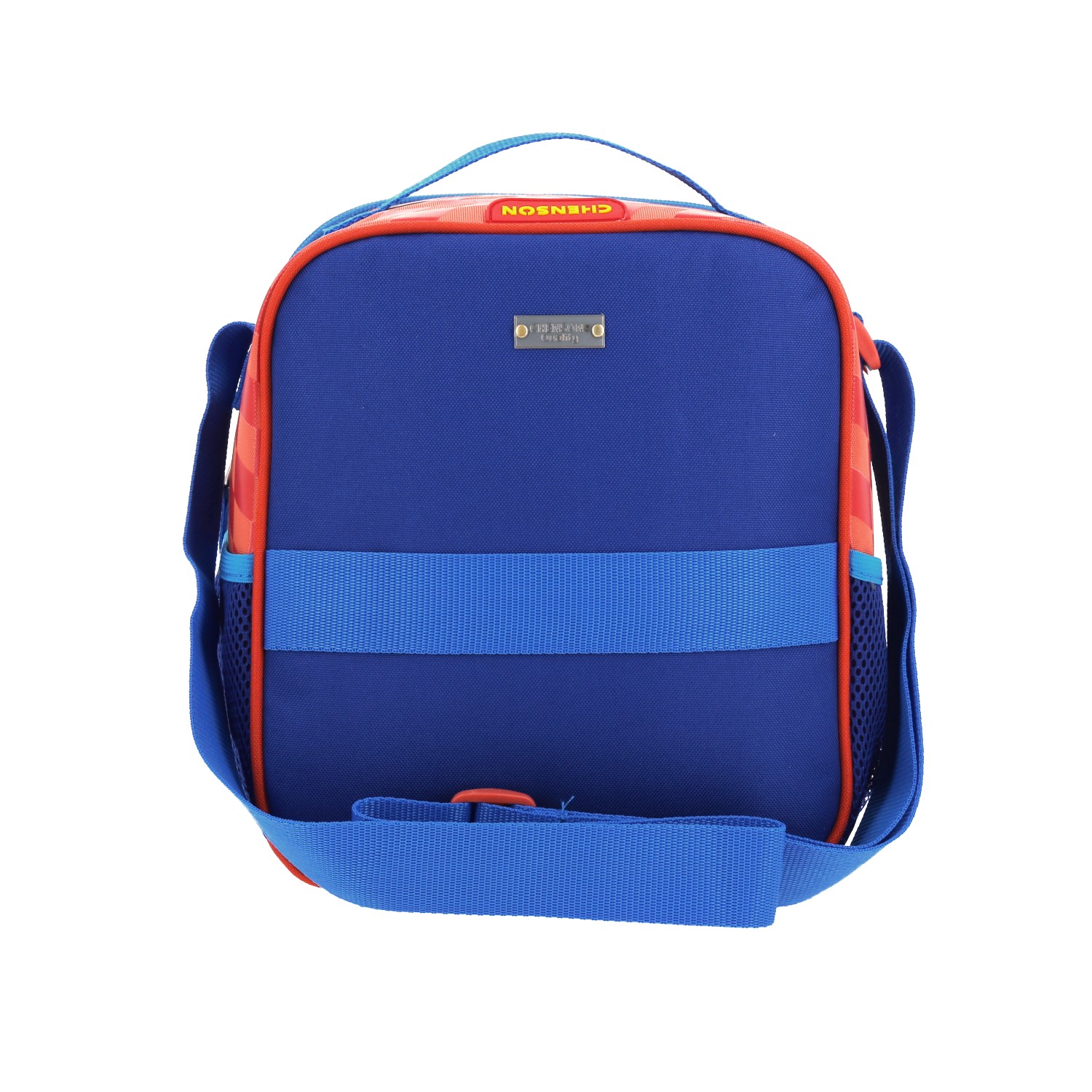 Lonchera escolar Mario Bros by Chenson roja con forro térmico y asa ajustable 4