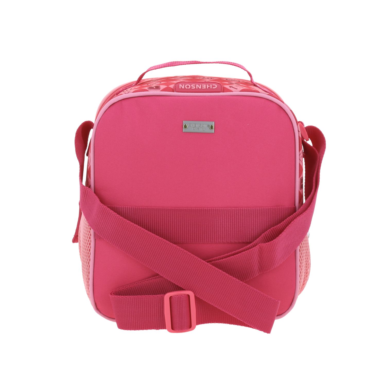 Lonchera escolar Mario Bros by Chenson rosa con forro térmico para niña 4