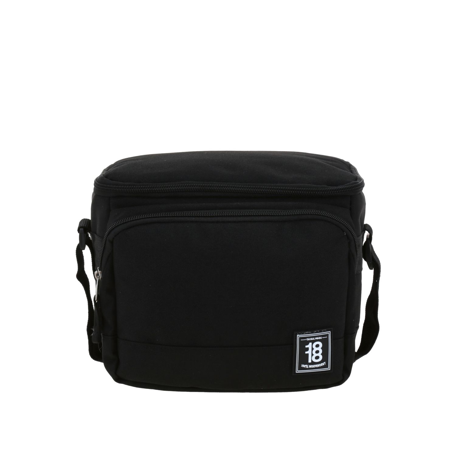 Lonchera escolar térmica 1818 by Chenson color negro para uso juvenil