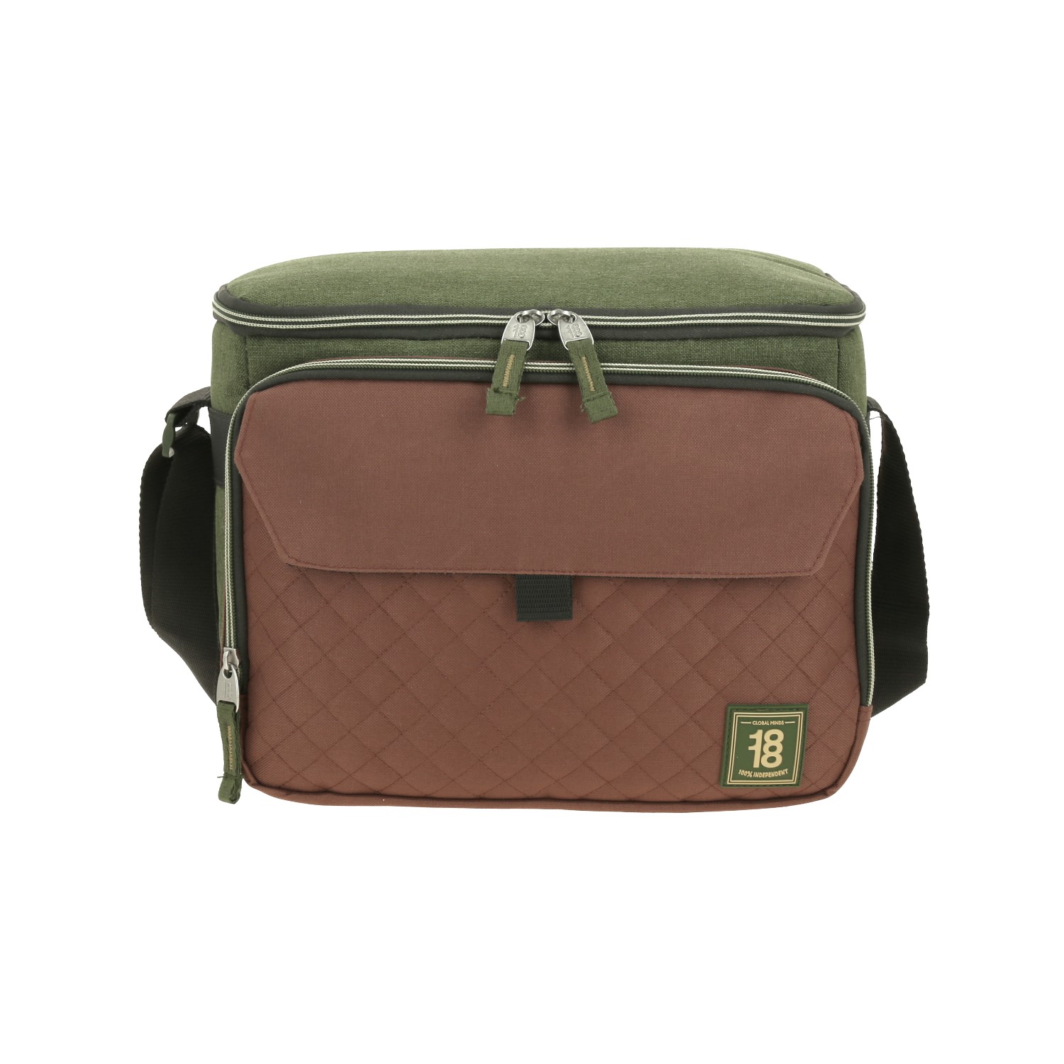 Lonchera escolar térmica 1818 by Chenson en verde seco – Ideal para jóvenes