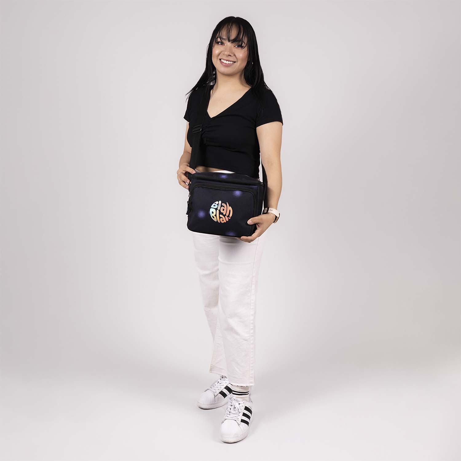 Lonchera escolar térmica 1818 by Chenson negra para jóvenes – ¡Mantén tu comida fresca! - vista 2