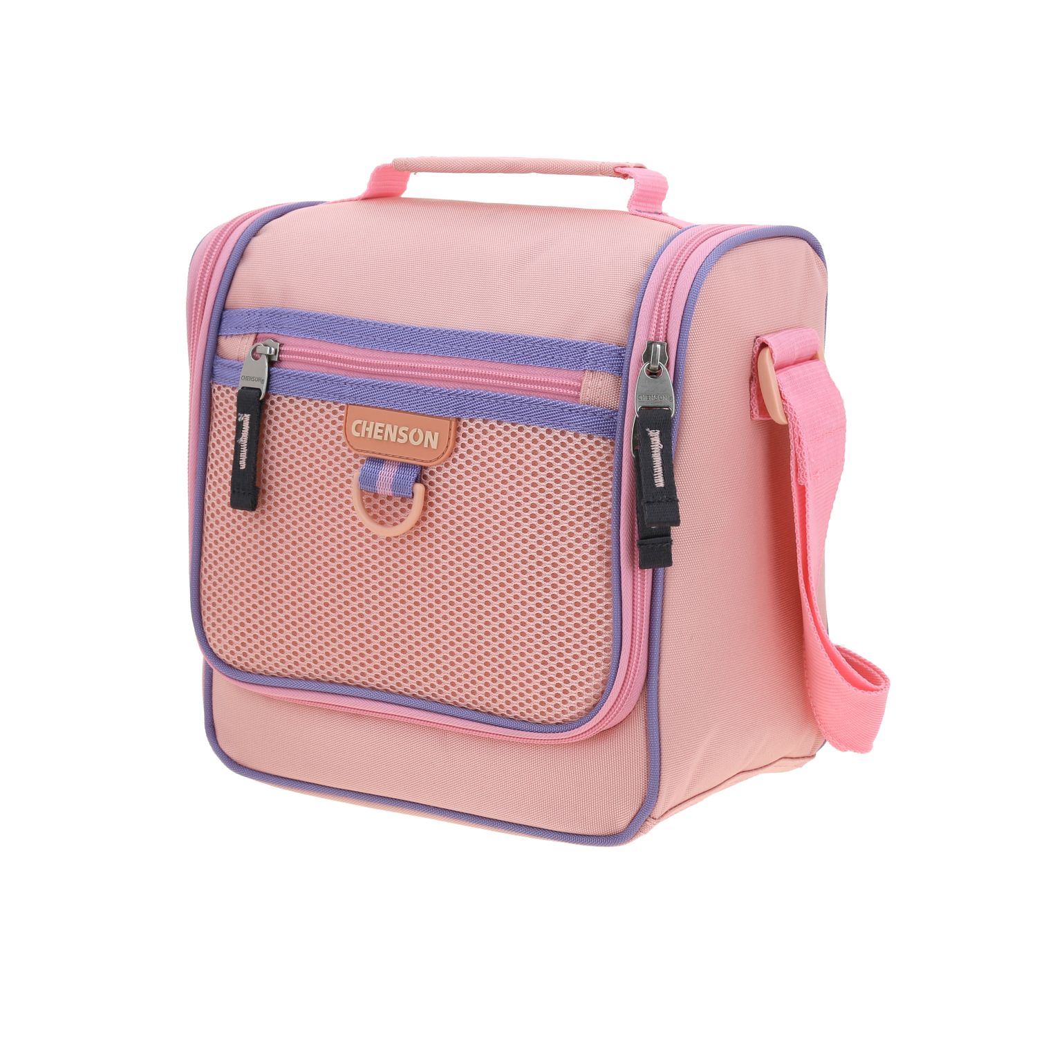 Lonchera escolar térmica Chenson Clásico beige con amplio compartimento 2