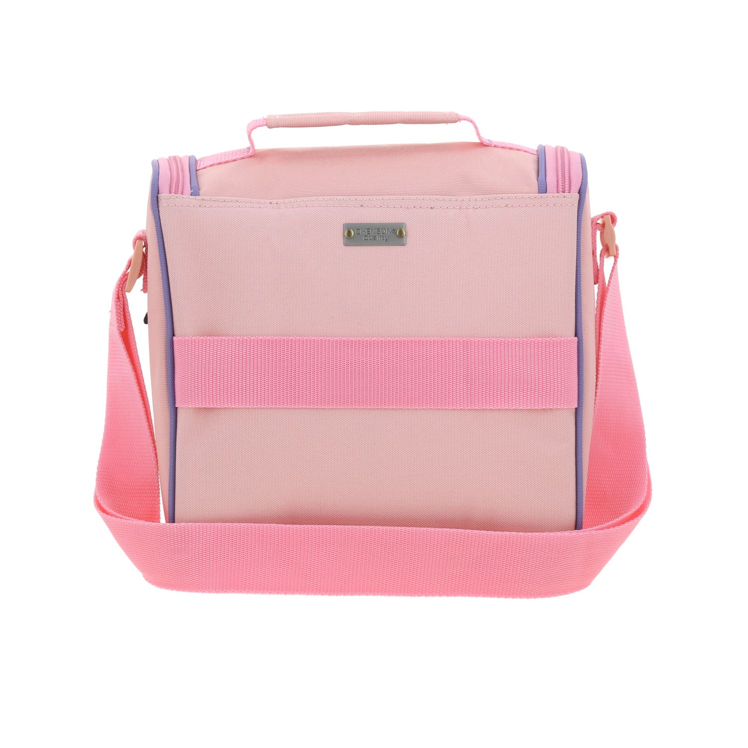 Lonchera escolar térmica Chenson Clásico beige con amplio compartimento 4