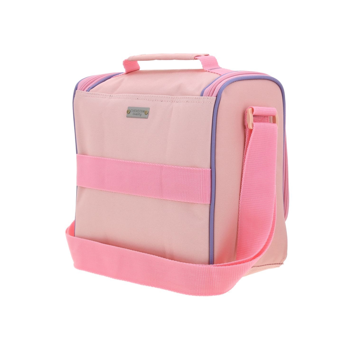 Lonchera escolar térmica Chenson Clásico beige con amplio compartimento 5