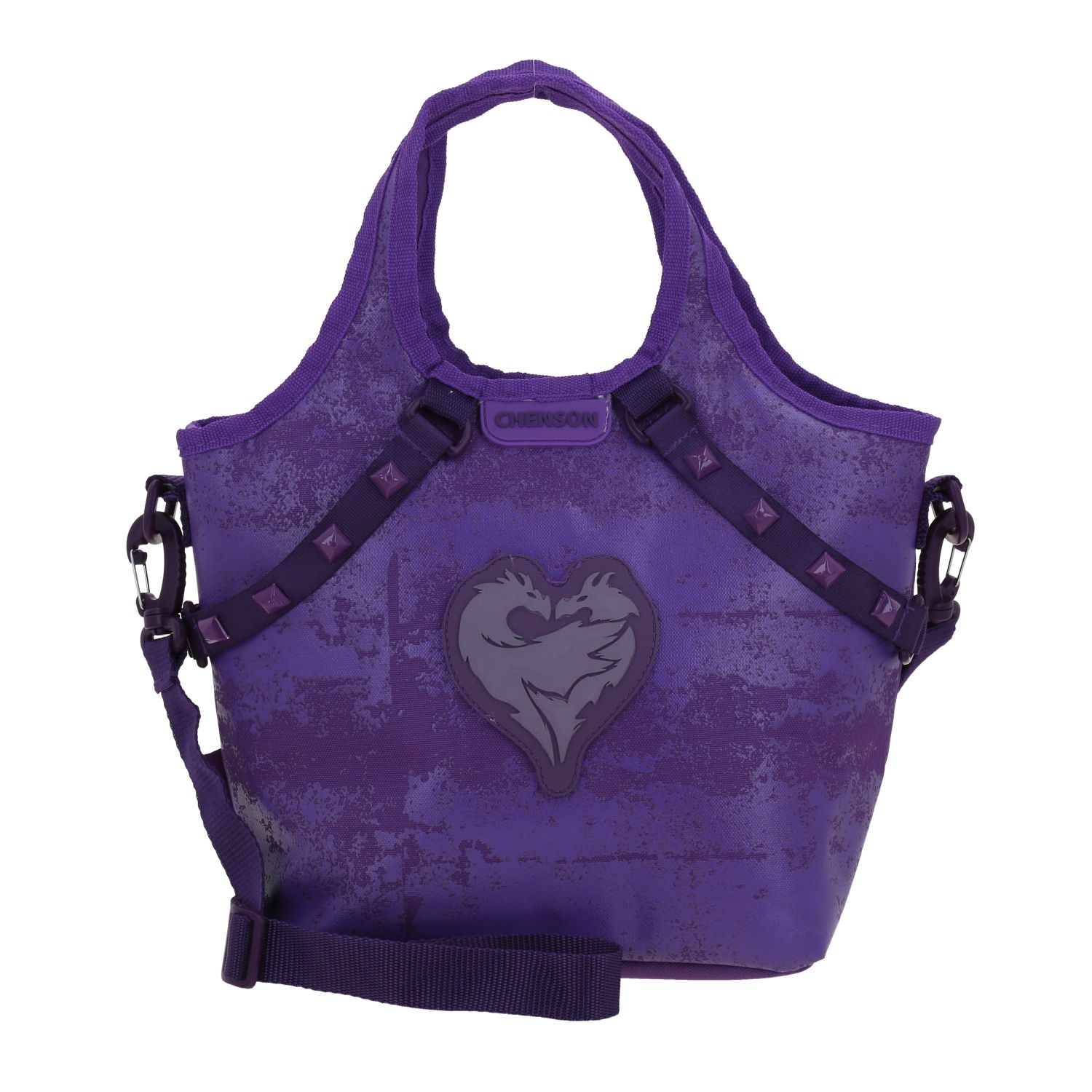 Lonchera escolar térmica Descendientes by Chenson color uva para niña