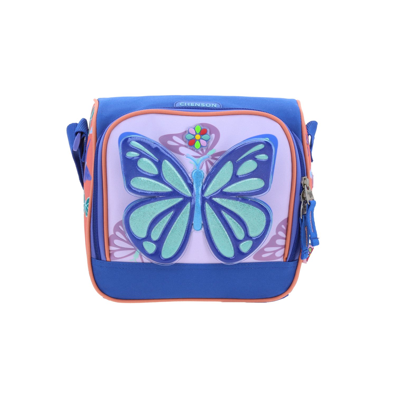 Lonchera escolar térmica Happy Girl Azul para niña – Ideal para primaria