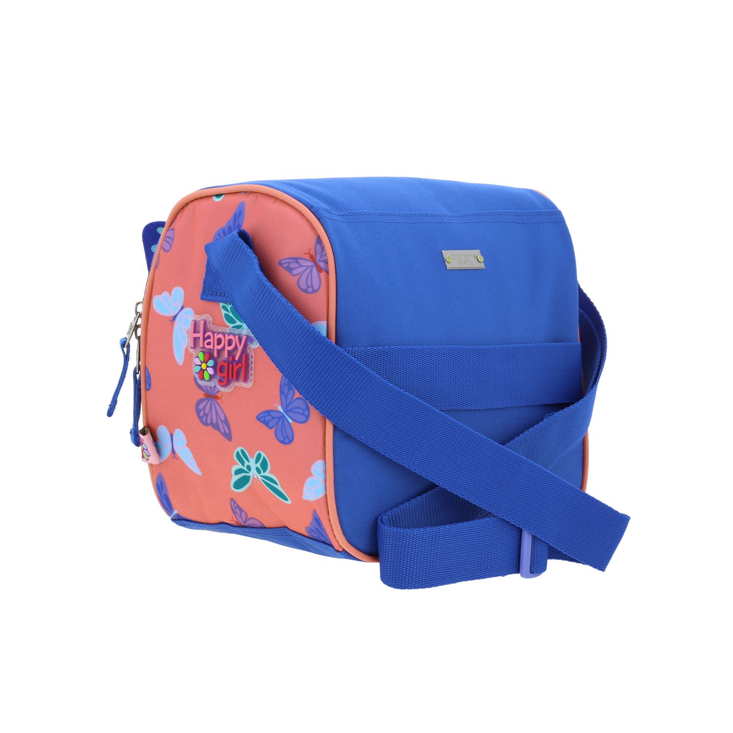 Lonchera escolar térmica Happy Girl Azul para niña – Ideal para primaria 3